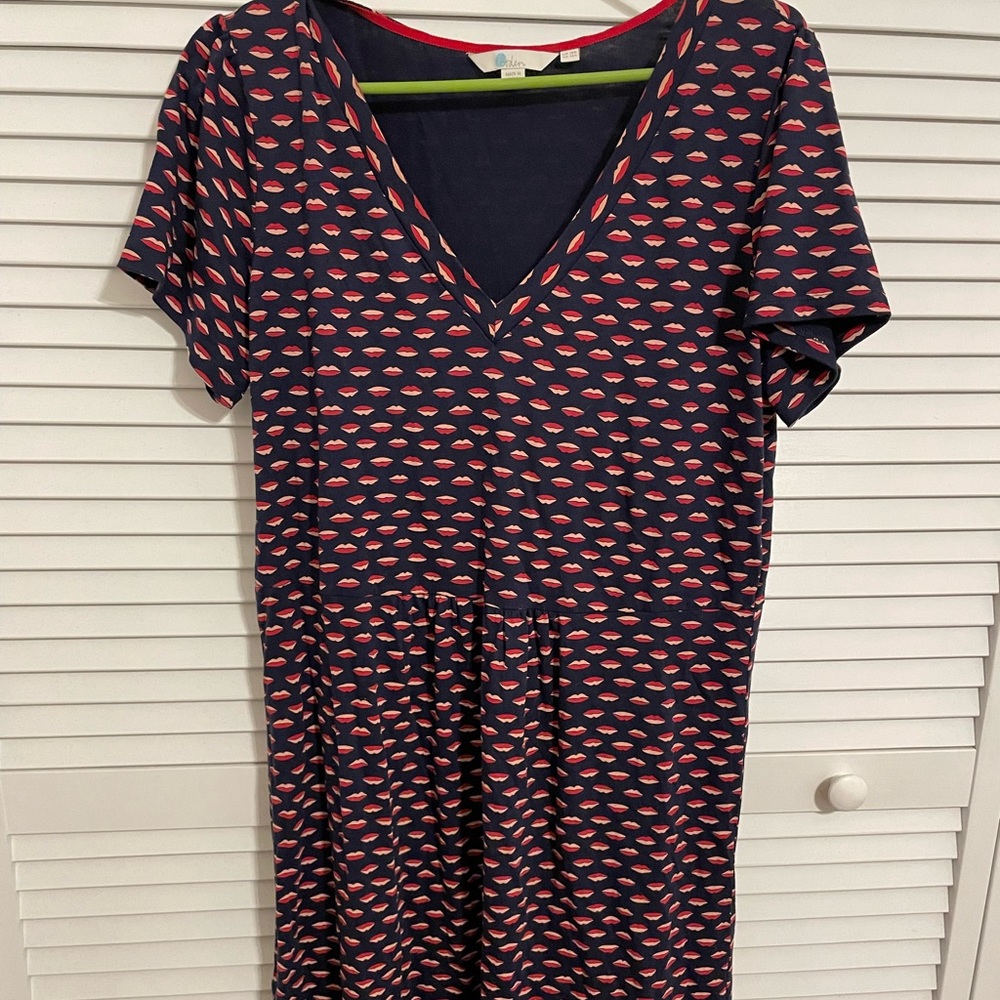 Boden jersey knee-length dress, size 14